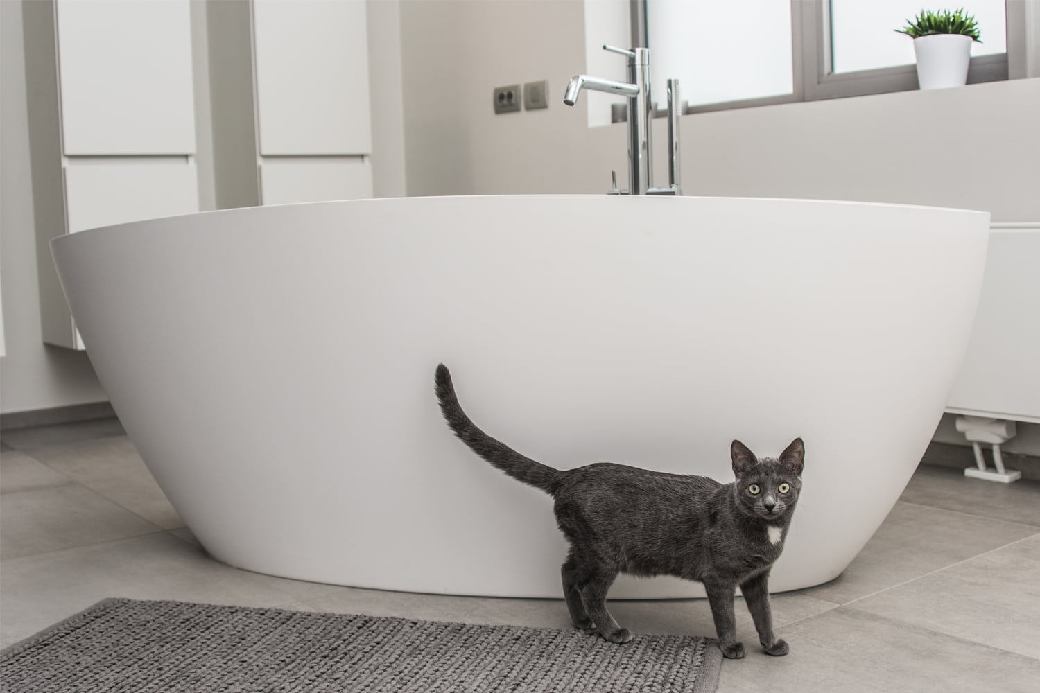 Keramische tegels met beton voor een 'finishing touch'